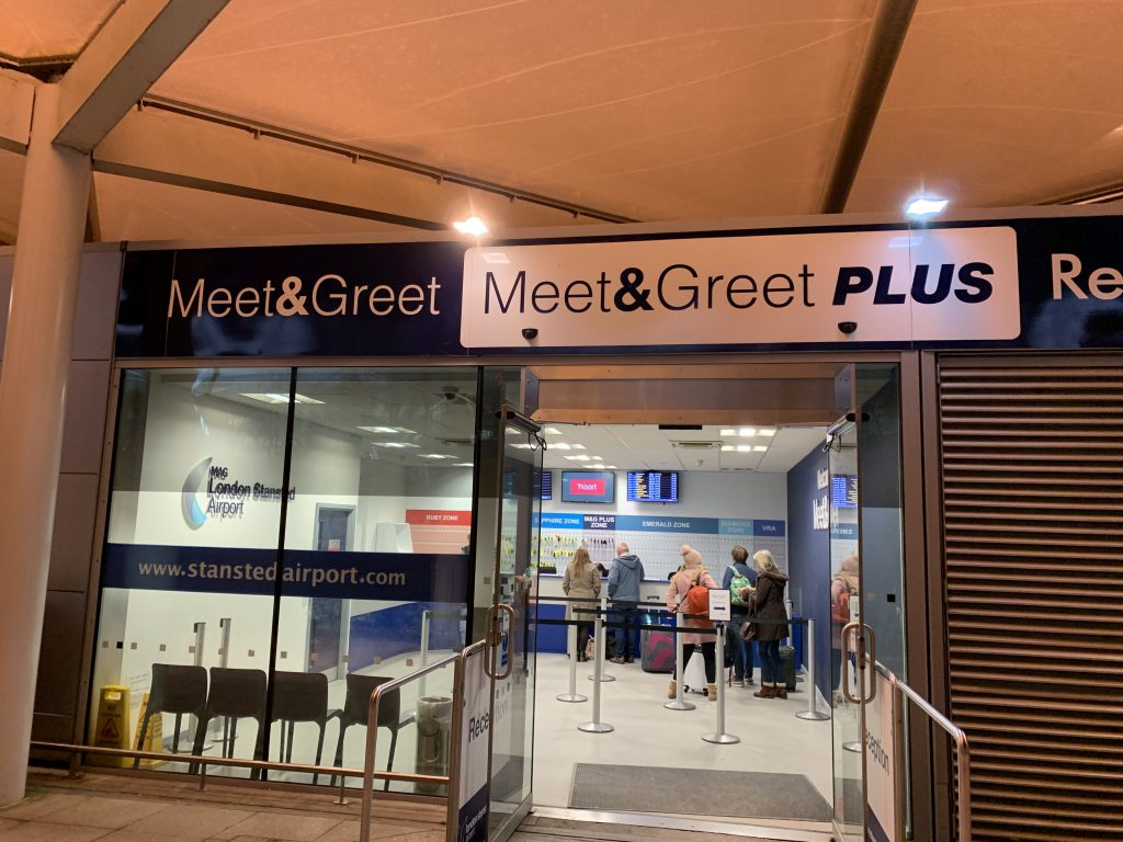 Stansted airport meet and greet reception