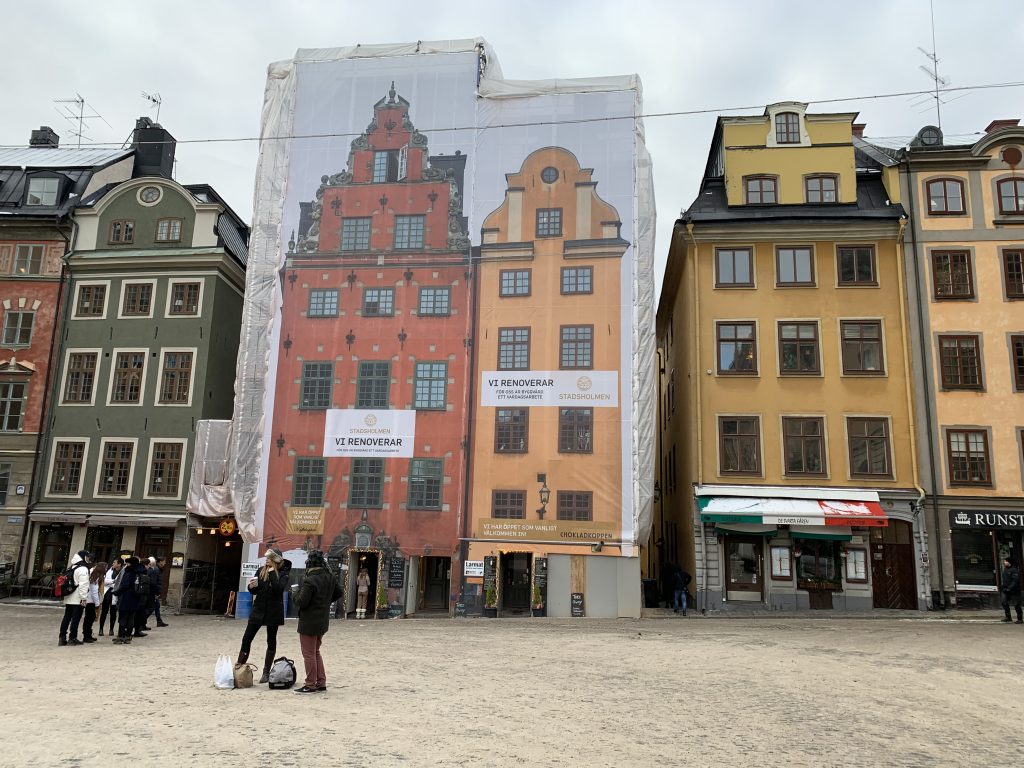 Stockholm colourful houses
