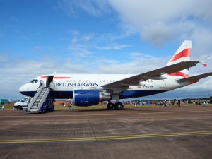 British Airways plane on tarmac